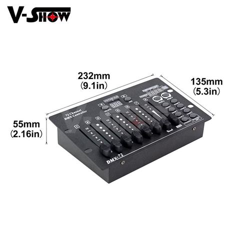 V Show Dmx Controller Ch Mini Dmx Console Dmx Desk For Stage Light