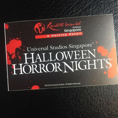 Uss Halloween Horror Nights 7 Tickets And Vouchers Local Attractions