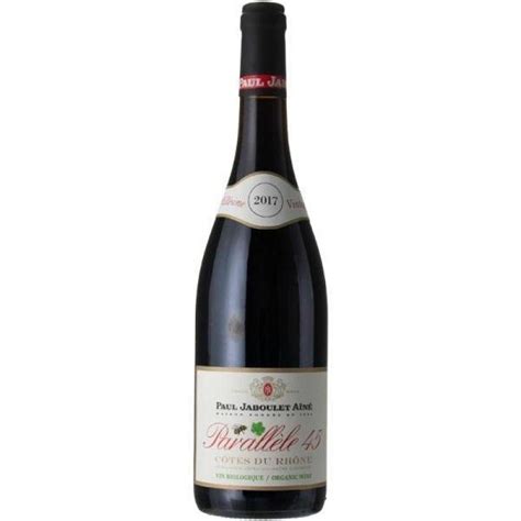 Côtes du Rhône Parallèle 45 BIO 2017 rouge 75cl Vin Paul Jaboulet Ainé