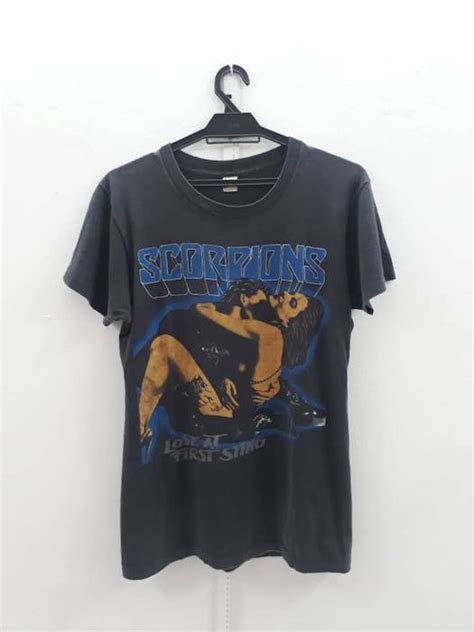 Vintage Vintage 80s Scorpions Love At First Sting U S Tour 1984 Grailed