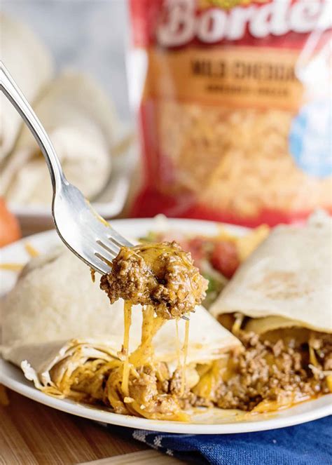 Cheesy Beef And Bean Burritos Freezer Recipe Southern Plate