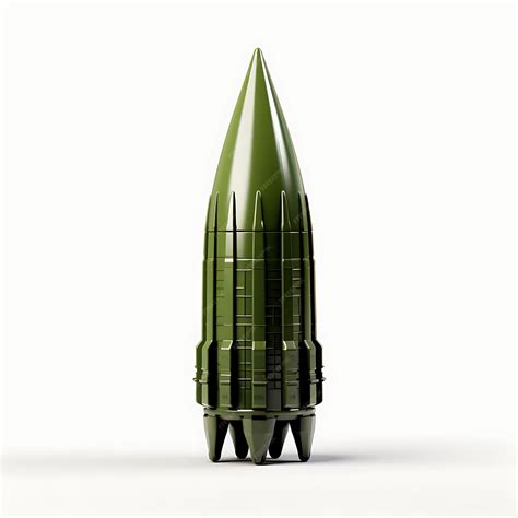 Изолированная тактическая ядерная бомба взрывная коническая боеголовка ...