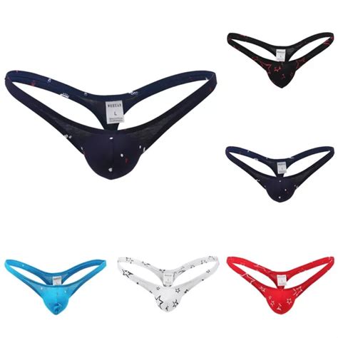 BORSA BULGE UOMO Vita Bassa Stringhe Intimo Comodo Cotone Bikini EUR PicClick IT