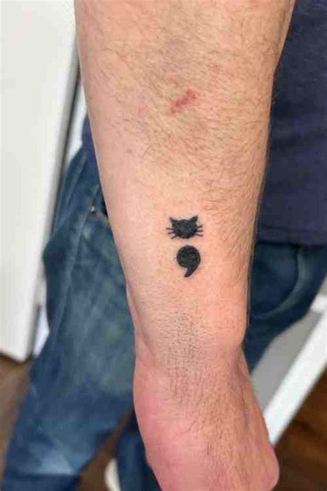 The Warrior Within Semicolon Tattoo Ideas For 2024 Tattoo Stylist