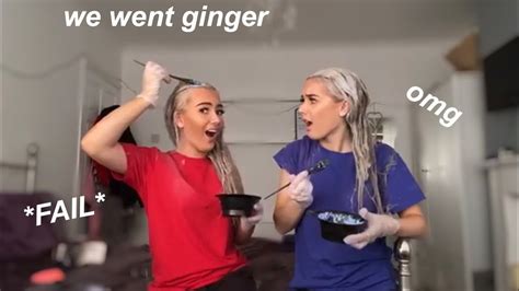 Bleaching Our Own Hair Gone Wrong Youtube