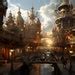 Breath Taking Steampunk City Industrial Vintage Victorian Buildings