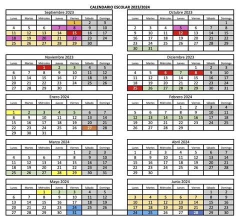 Calendario Escolar Cantabria Jody Rosina