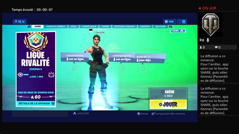 Live Fortnite Duo Ar Ne Et Solo Ar Ne Youtube