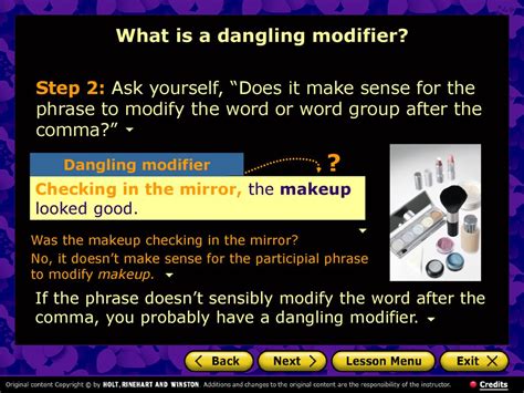 Correcting Dangling Modifiers Ppt Download