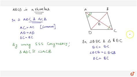 Diagonals Of A Rhombus : Rhombus Area Calculator : Its diagonals divide ...