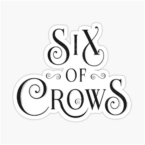 Bone When Dark Sky Funerals Six Of Crows Leigh Sticker For Sale By