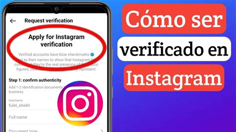 C Mo Ser Verificado En Instagram Instagram Verificado Youtube