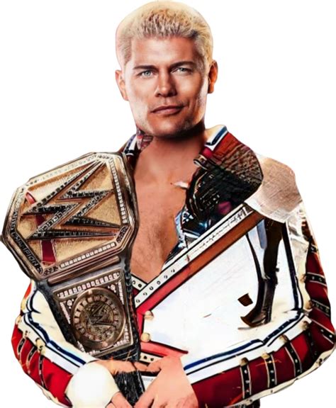 Cody Rhodes Undisputed Champion Png By Maryxavier On Deviantart