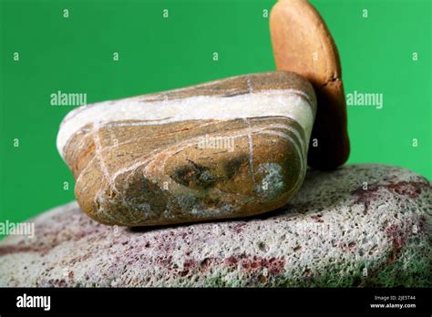close  natural stone texture  green background stock photo alamy