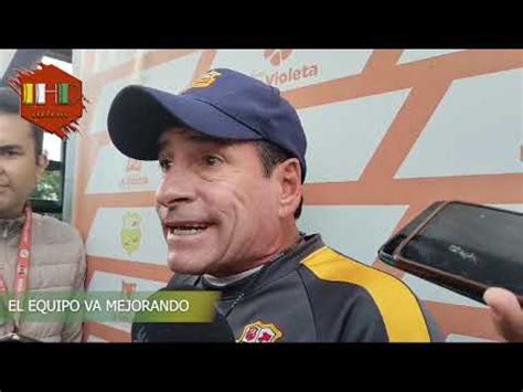 Mario García entrenador Canario señaló se tendrá un equipo de entrega