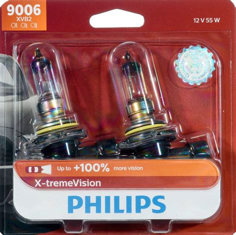 X Treme Vision 9006 XVB2 Up To 130 More Vision Pack Of 2 Philips