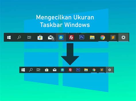 Cara Mengubah Ukuran Taskbar Di Windows Tips Tutorial Images