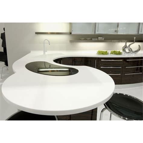 Staron Corian Acrylic Solid Surface Kitchen Countertop For Table Tops