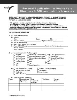 Fillable Online Darwin Renewal Application Form Fax Email Print Pdffiller