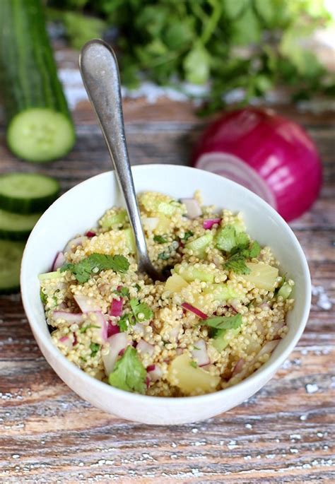 Cold Quinoa Salad Recipe Clean Simple And A Crowd Pleaser