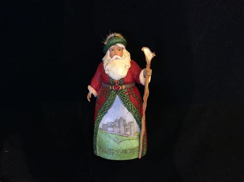 Jim Shore 45 Irish Santa Orn Christmas Tyme