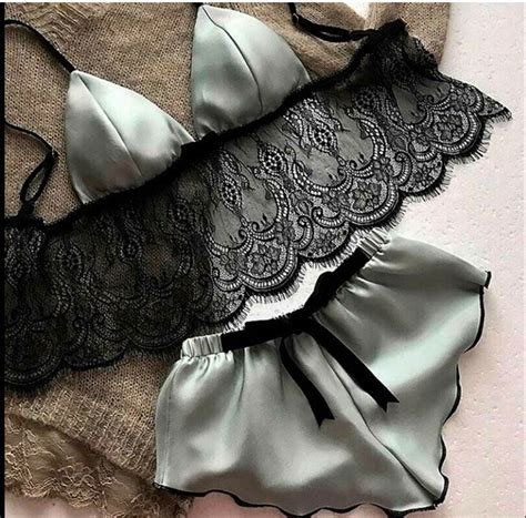 Sexy Women S Pajamas Satin Silk Lace Bra Set Babydoll Underwear Camisole Lingerie Bra Lingerie
