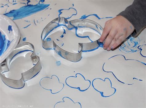 Cookie Cutter Painting For Toddlers Messy Little Monster