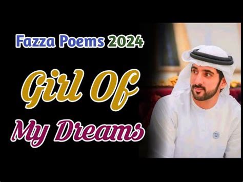 New Fazza Poems Girl My Dream Sheikh Hamdan Poetry Crown Prince Of