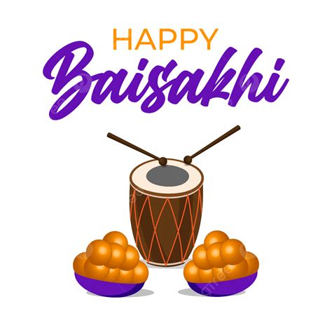 Happy Baisakhi Flat Vector Design Happy Baisakhi India Baisakhi Png