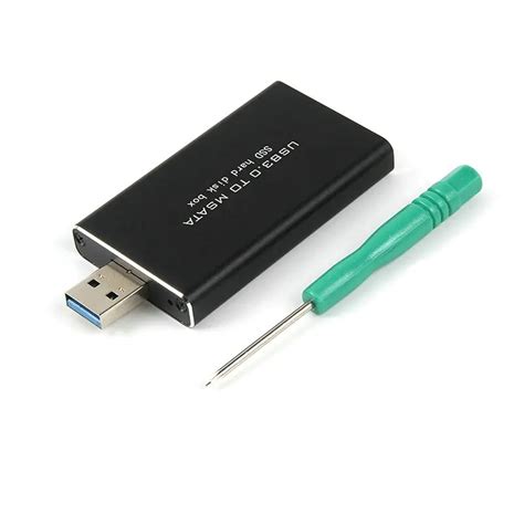 Great Q 5Gbps USB 3 0 To MSATA SSD Enclosure USB3 0 To Mini SATA Hard