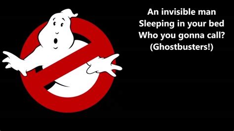 Ghostbusters Lyrics