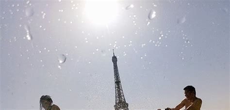 Record de chaleur battu à Paris au pic de la canicule avant les orages