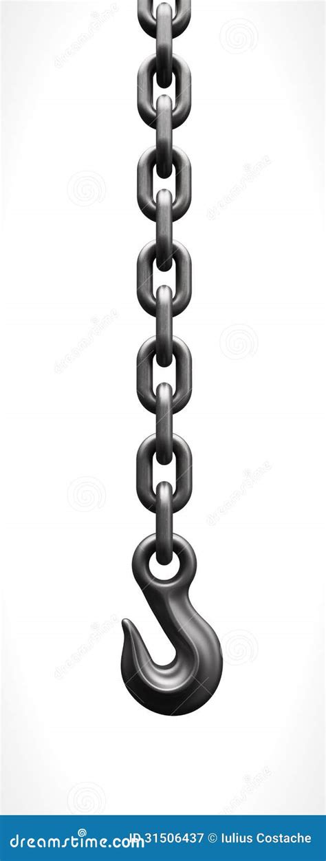 Chain And Hook Stock Illustration Illustration Of Shiny 31506437