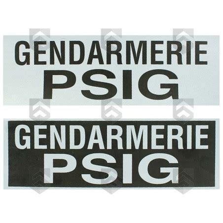 Bande R Tror Fl Chissante Psig Gendarmerie X Cm