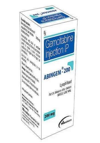 Abingem Mg Gemcitabine Injection Ip Miracalus At Rs Vial