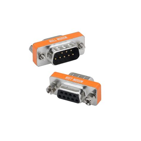 Db Male To D Sub Pin Female Serial Port Null Modem Rs Adapter