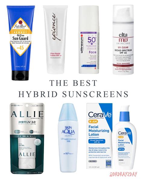 The Best Hybrid Sunscreens Skin Care Cleanser For Oily Skin Facial Sunscreen