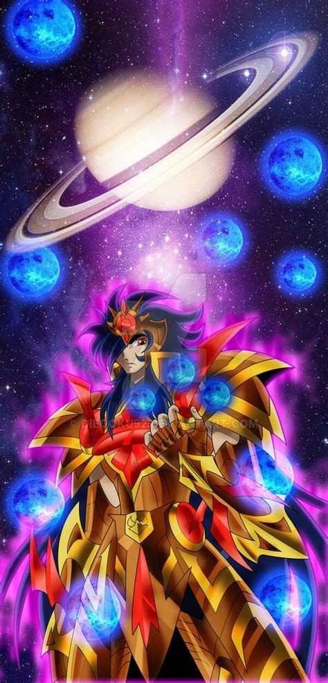 Fanart Diegoku92 Dios Saturno Saint Seiya Omega Cavaleiros Do Zodiaco