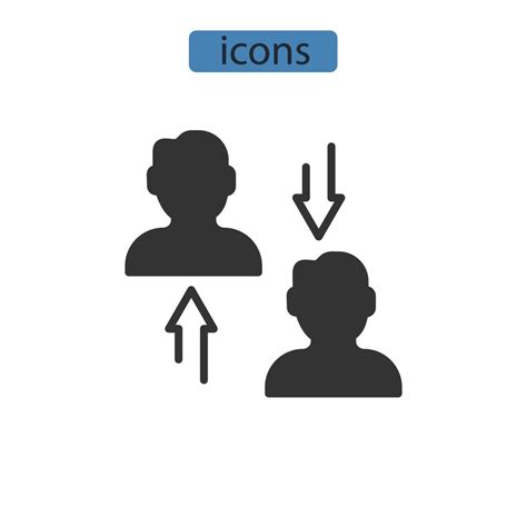 iconos de relación símbolo elementos vectoriales para web infográfico