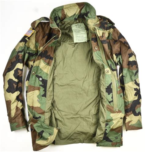 Army M Usgi Bdu Woodland Cold Weather Field Jacket