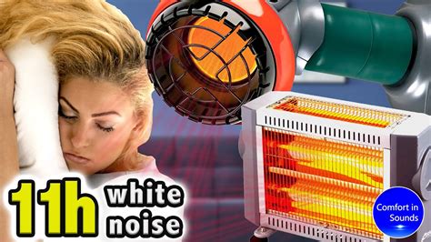 White Noise Fall Asleep Instantly Smooth And Powerful Heater Noise