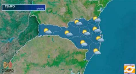 V Deo Previs O Do Tempo Para Santa Catarina S Bado De Janeiro De