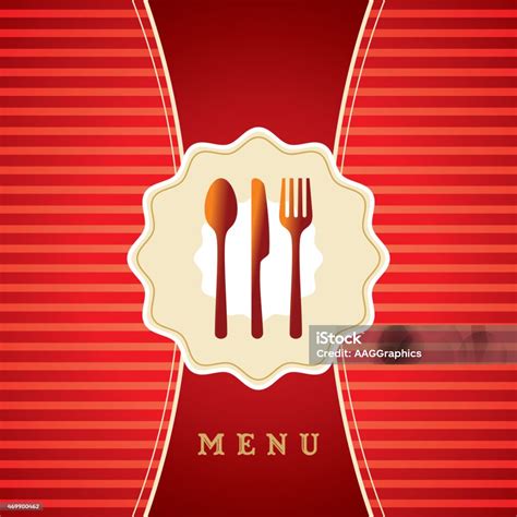 Restaurant Menu Card Design Template Stock Illustration Download