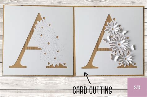 Svg Pop Up 3d Letter A Alphabet Pop Up Pop Up Letter Card Etsy Uk