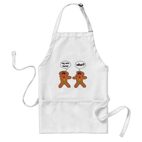 Gingerbread Man Aprons Zazzle