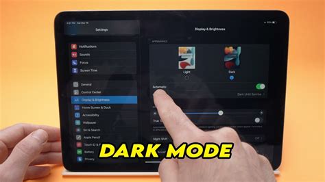 IPad Air 5 2022 How To Turn Dark Mode On OFF YouTube