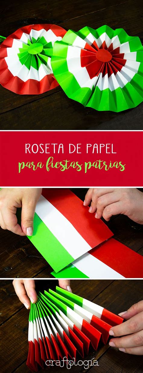 Cómo Hacer una Roseta de Papel para Fiestas Patrias Decoracion fiesta