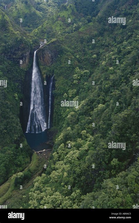 Aerial of Kauai Stock Photo - Alamy