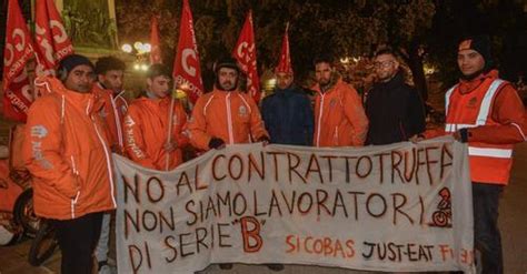 Justeat Sciopero Riders Il A Firenze Per L Applicazione Del