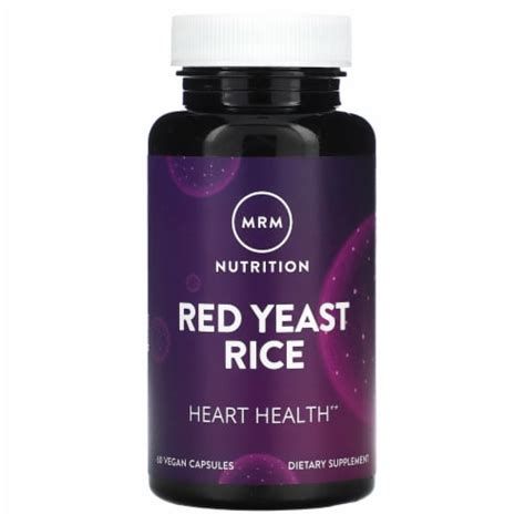 Mrm Nutrition Red Yeast Rice 60 Vegan Capsules 60 Count Food 4 Less